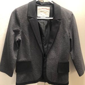Gray Anthropologie Cartonierre Blazer